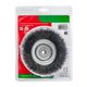 Wire Cup Brush Crimped Plain 150mmxm14 Blister